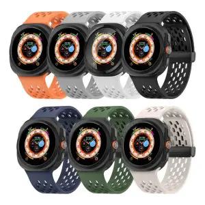 엔터콘 갤럭시워치울트라스트랩 도트 실리콘 자석