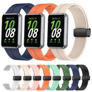 엔터콘 갤럭시핏3 스트랩 실리콘 자석 디버클