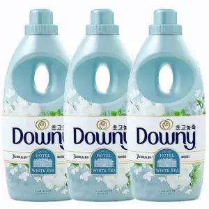 다우니 7일간 피어나는향수 고농축유연제 화이트티 1L 3개