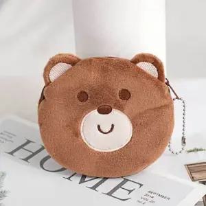 동물 동전지갑 곰 동전지갑 지갑 미니 귀여운 여행용 동전지갑 여행용 귀여운
