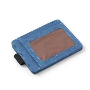 카드지갑 파랑 명함 인조가죽 카드홀더 베이직 인조가죽지갑 미니지갑 교통카드지갑