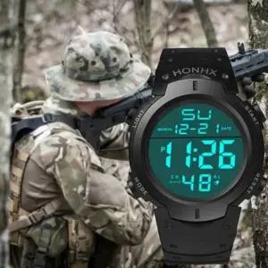 실용 남자 알람 손목시계 스포츠 군대 학생 용 군대시계 야광시계 학생시계 전자시계