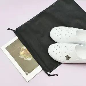 부직포 가방 블랙 대 부직포주머니 부직포파우치 이너백 더스트백 복주머니