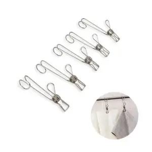 욕실 사무실 행주 스텐 후크집게 S고리-11cm 모빌형 모자걸이 대형집게 뱀 봉집게 만능집게