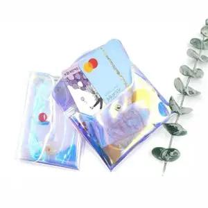 동전지갑 홀로그램 파우치 투명 미니지갑 동전지갑 홀로그램파우치 홀로그램지갑