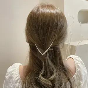 여성 V 진주 헤어핀 큐빅 머리핀 헤어 악세서리 큐빅머리핀 진주머리핀 하트머리핀