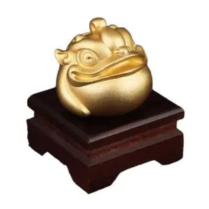 골드 두꺼비 복 대형 재물운 인테리어 생신 중형 황금 기념품 소형 삼족