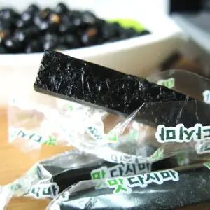 다시마 안전한먹거리 구운다시마과자 먹기편한 제리 부모님 어르신 젤리 60gX5개 맛