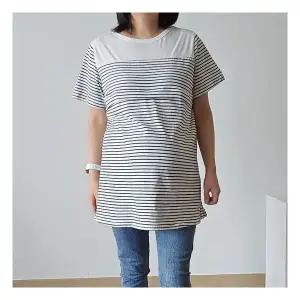 마미누리반팔 해피마린수유티 여름 수유복 임부티셔츠 177125