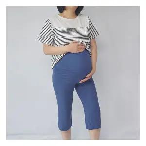 마미누리임산부 7부요가바지 홈웨어 트레이닝 여름 만삭 임부복 177119