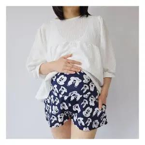 마미누리임산부 쿨믹 반바지 시원한 쿨소재 임부복 3부 숏팬츠 여름 홈웨어 177109