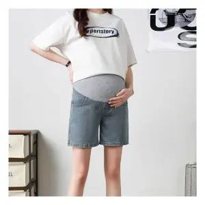 마미누리임산부 4부 청반바지 여름 임부팬츠 4924 177093