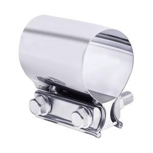 [미국배송] UNLRAE 배기 클램프 자동차 액세서리 교체용 2.0 U201D 2.25 2.5 2.75 3.0 3.5 4.0 스테인리스강 클램프 밴드(고정 볼트 포함) 파이프 머플러(2.5인치)에 사용됨