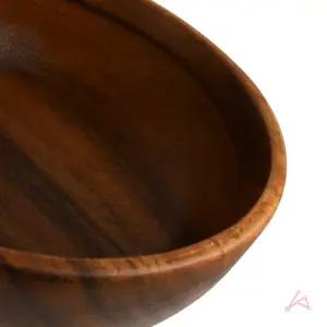 원목 샐러드볼 캠핑 야채 그릇 과자 간식 채소