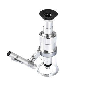 배터리 균열 경 균열측정기 돋보기 LED 100X 눈금자 모델 20배 검출 1MM