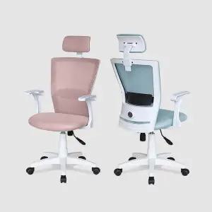 보루네오 비비드 화이트바디 나비책상의자 CB5117