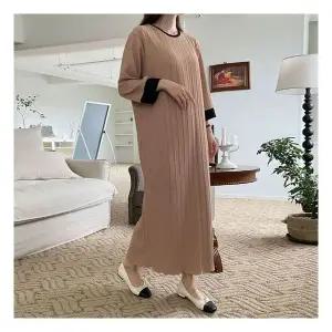 마미누리시보리주름원피스 임산부원피스 빅사이즈 가을 임부복 하객원피스 175839