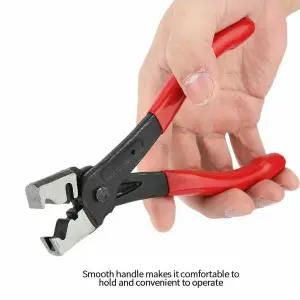 호환   100개 스테인리스 스틸 이어 핀치 링 호스 클램프 세트 균일한 압력을 매끄러운 내부 밴드