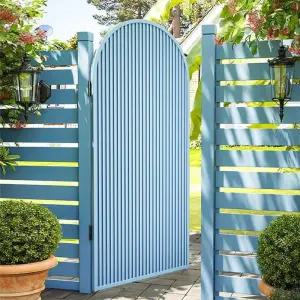 단독주택대문 대문 휀스 쪽문 도어 농촌 담장 방부목 출입문