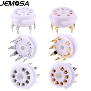 HIFI 오디오 PCB 마운트 튜브 소켓 밸브 베이스, 9PIN 앰프, 12AX7 6199 6922 EL84 ECC82 E88CC