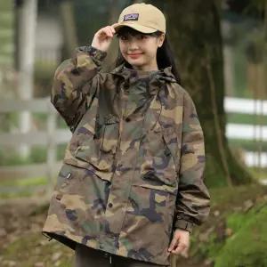 밀리터리룩 커플재킷 캠핑외투 커플 남여공용 캠핑
