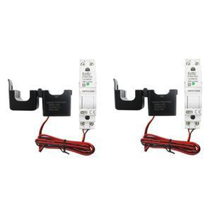 Tuya 스마트 와이파이 전기 KWH 계량기 딘 레일 단상 AC 110V 230V CT 앱 실시간 모니터