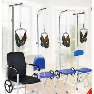 목디스크 견인기 교정용 물리치료기 지지대 고정 경추