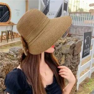 여성페도라 모자 가을햇 여름 휴양지