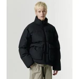 무신사스탠다드 시티 레저 다운 숏 패딩 재킷 블랙 1643027