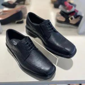 에스콰이아 남성 볼넓은 광폭 정장 구두-PFBFHD314BK