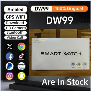 DW99 S9 S10 울트라 스마트 시계 안드로이드 4G Smartwatch Sim 카드 GPS WIFI 로터리 카메라 비디오 통화