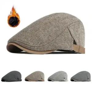 기모 헌팅캡 남성 모자 겨울 중장년