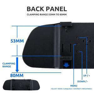 호환 차량 주차 백미러 카메라  모니터 포함  4.3 인치 화면  HD 후진