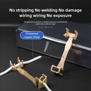 12 3 핀 플러그 도킹 T 타입 전기 커넥터 LED 와이어 줄 케이블 자동차 노브레이크 라인 스트립 터미널 연