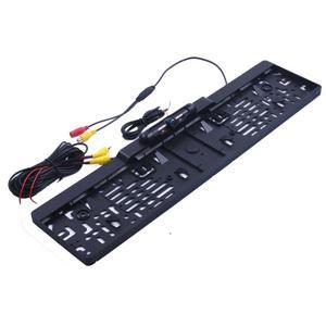 호환 자동차 파크트로닉 EU 번호판 프레임 후방 카메라  HD 나이트 비전 4 IR 라이트 포함