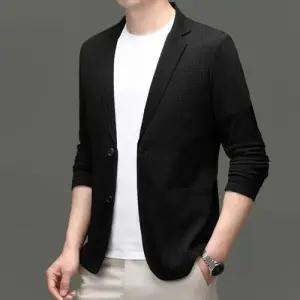 남사친 정장 쿨링 얇은 코트 싱글 블레이저 봄가을 스판 상의 핏 재킷 트렌드 패피3
