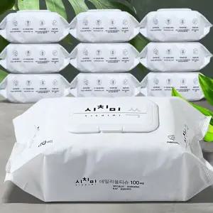 환자 간병용 물티슈 요양원 병원 성인 기저귀 물티슈 10팩