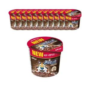 켈로그 콘푸로스트 다크초코 컵, 40g, 12개