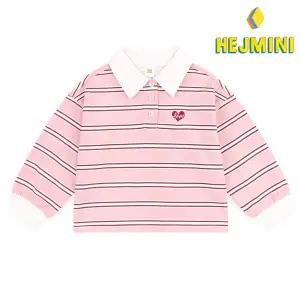 [헤이미니] 스윗하트카라스트라이프티셔츠