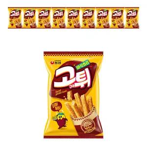 농심 바삭츄리 고튀 90g, 10개