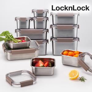 락앤락 스텐 모듈러 밀폐용기 반찬통 냉장고/냉동실 정리 소분 보관 수납 오븐/에어프라이어/식기세척기