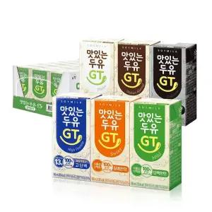 남양 맛있는두유GT 190ml 24팩 48팩 달콤/담백/플레인/검은콩깨칼슘/호두아몬드/고단백