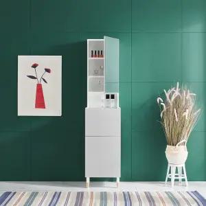 노티스 틈새 입식 화장대+수납 거울 DF915785