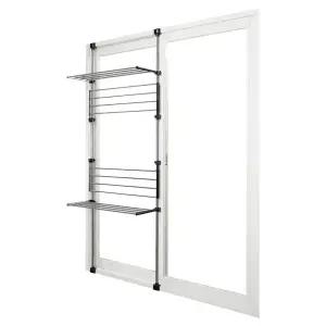 웰렉스 발코니빨래건조대 BCG1022-4(1000) 최대높이 220cm, 4단선반 100cm