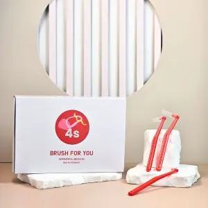 [11번가] 브러쉬포유 대용량 치간칫솔 L형 4s (0.6mm) 50p