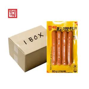 한성 매콤 불고기맛 후랑크 80g x 20 개 / 편의점 핫바 소세지