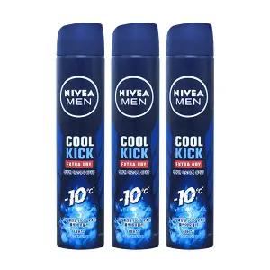 니베아 데오드란트 스프레이 쿨킥 포맨 200ml 3개팩