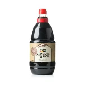4남매 시골간장 1.8L 국내산콩과 천일염을 첨가물없이 햇살좋은 항아리에서 3년이상 숙성한