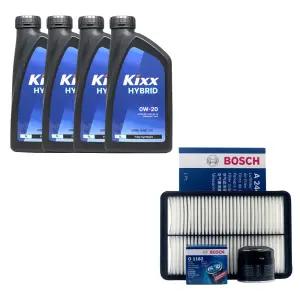 LF쏘나타 하이브리드 엔진오일 킥스 하이브리드 0W20 4리터 보쉬 오일필터 에어필터