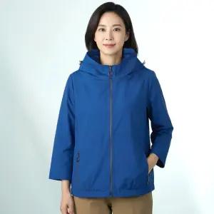 프릭스 여성 면 스페셜 엄마 잠바 빅사이즈 숏 점퍼 중년 바람막이 루즈핏